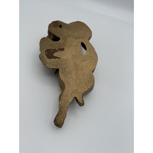 Angel Cherub Wall Hanging Putti Gold Gilt Finish Resin 9.5” Long Decor Vintage - Picture 7 of 9